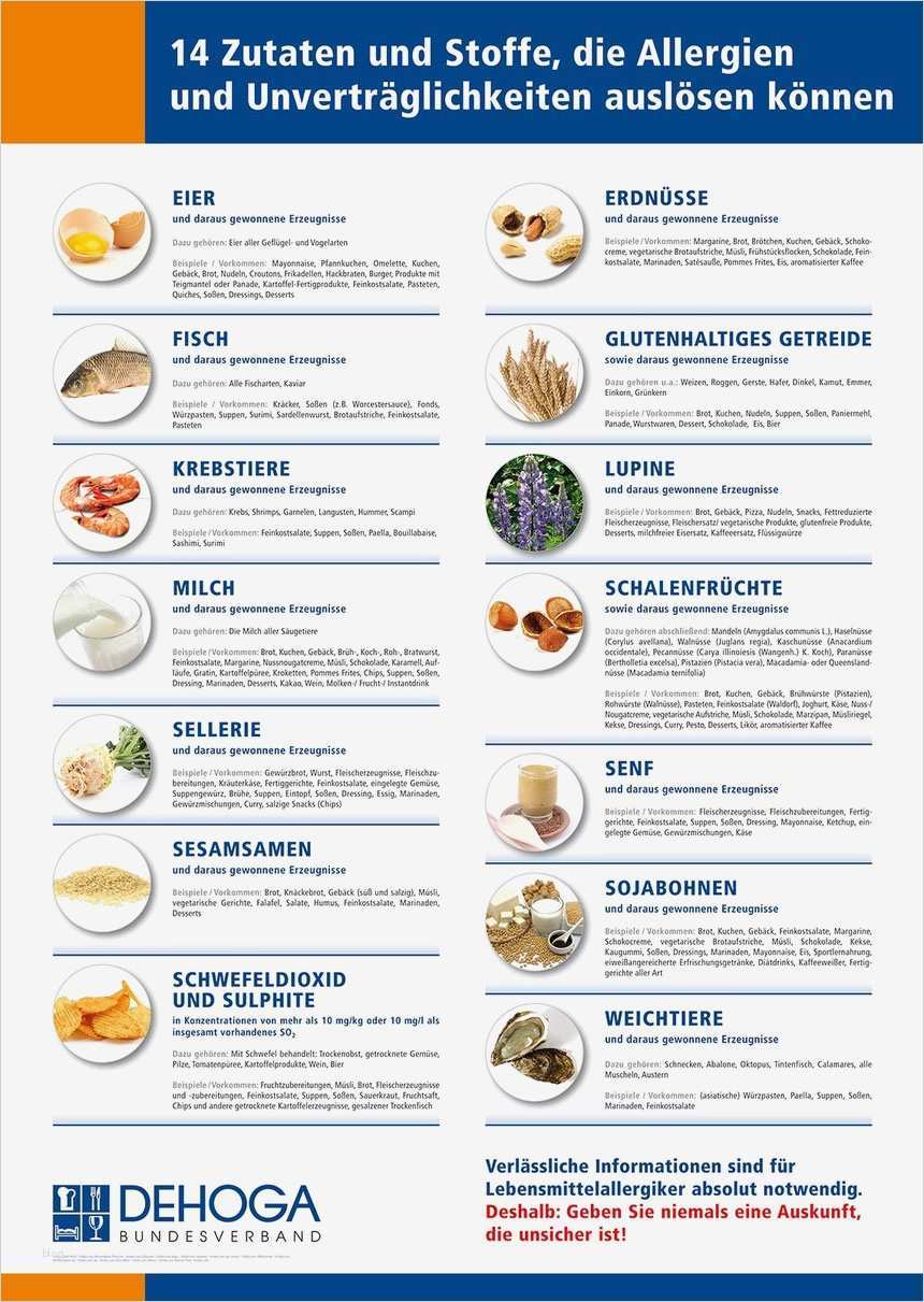 Allergenliste Gastronomie Vorlage Süß Die 14 Allergene Familie Schibich Genuss & Erholung
