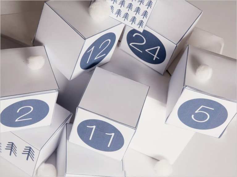 Amazon Bewertung Vorlage Einzigartig Adventskalender Aus Würfeln Mit Druckvorlage Basteln