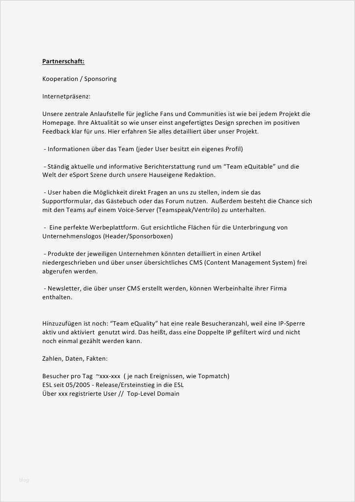 Anfrage Kooperation Vorlage Erstaunlich Einleitung Clanmappe V1