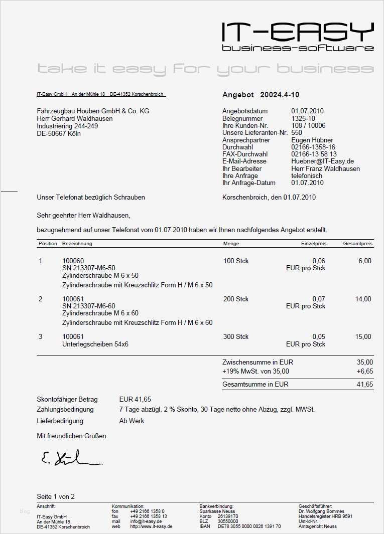 Faktura und Auftragsbearbeitung