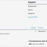 Angebot Vorlage Pdf Fabelhaft Basics „ein Angebot Erstellen“ – Das Gehört In Ein Angebot