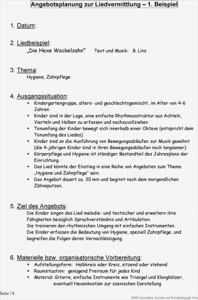Angebotsplanung Erzieher Vorlage Erstaunlich Arbeitsmaterial Zur