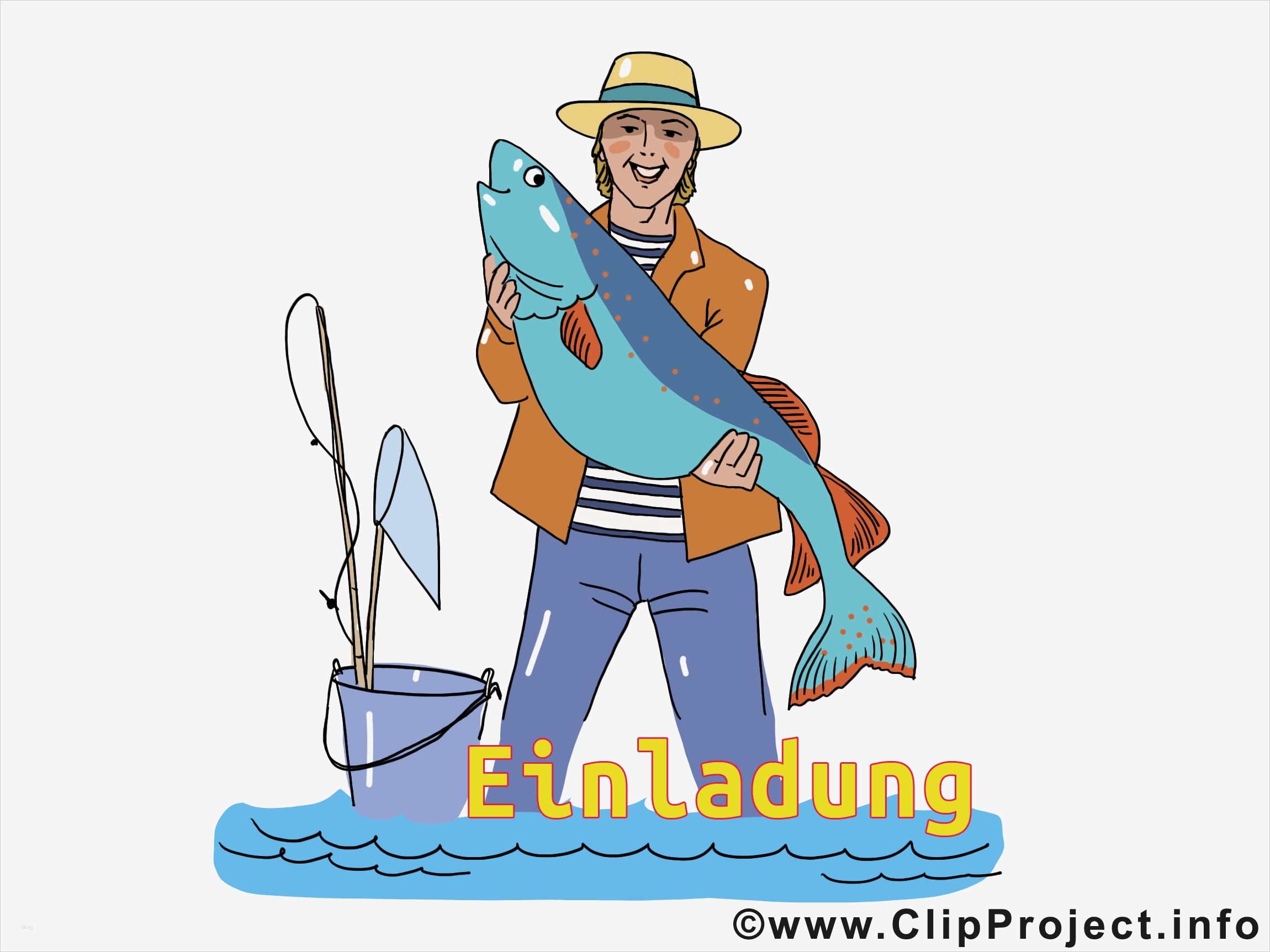 Angelgutschein Vorlagen Zum Ausdrucken Neu Fischer Clipart Einladung Zum Angeln
