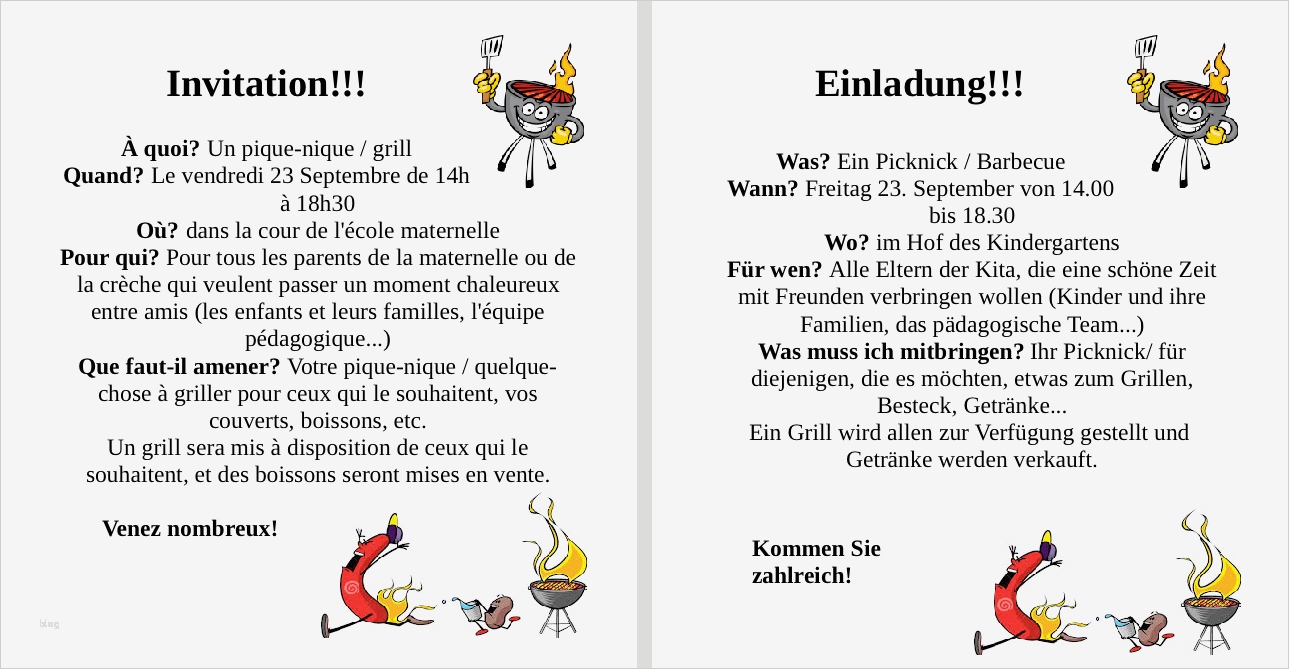 Anmeldung Kindergarten Vorlage Hübsch Einladung Zum Grillfest