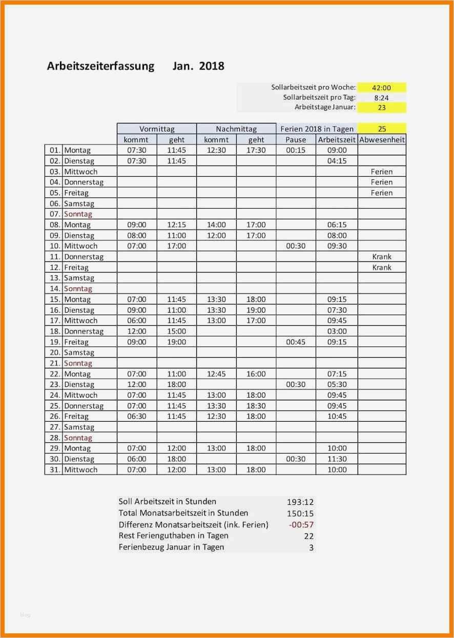 Annuitätendarlehen Excel Vorlage Kostenlos Schön 11 Stundenzettel Excel Vorlage Kostenlos