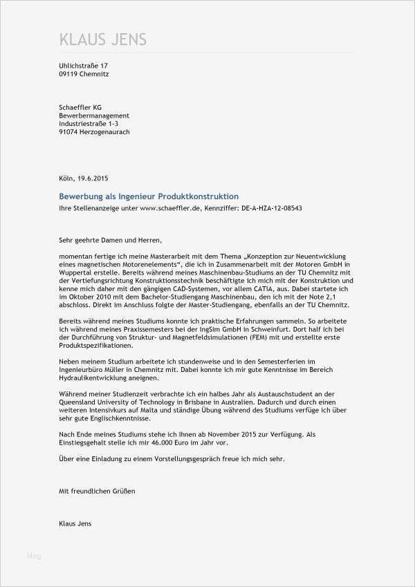 Anschreiben Ausschreibung Vorlage Genial Anschreiben Muster Als Vorlage