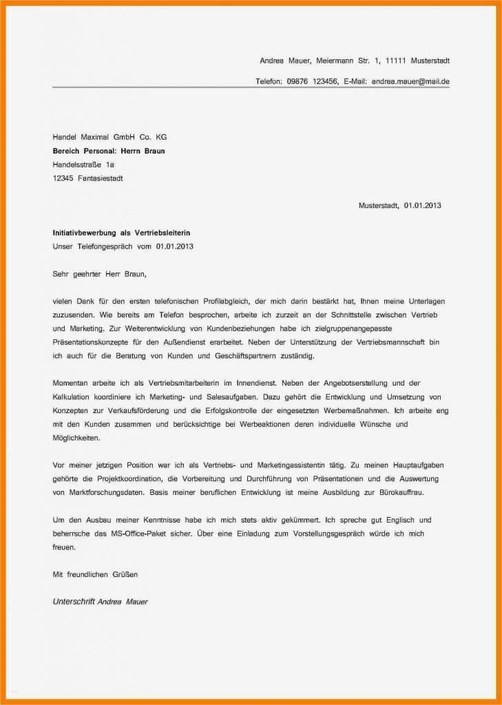 Anschreiben Initiativbewerbung Vorlage Süß 6 Anschreiben Angebot Muster