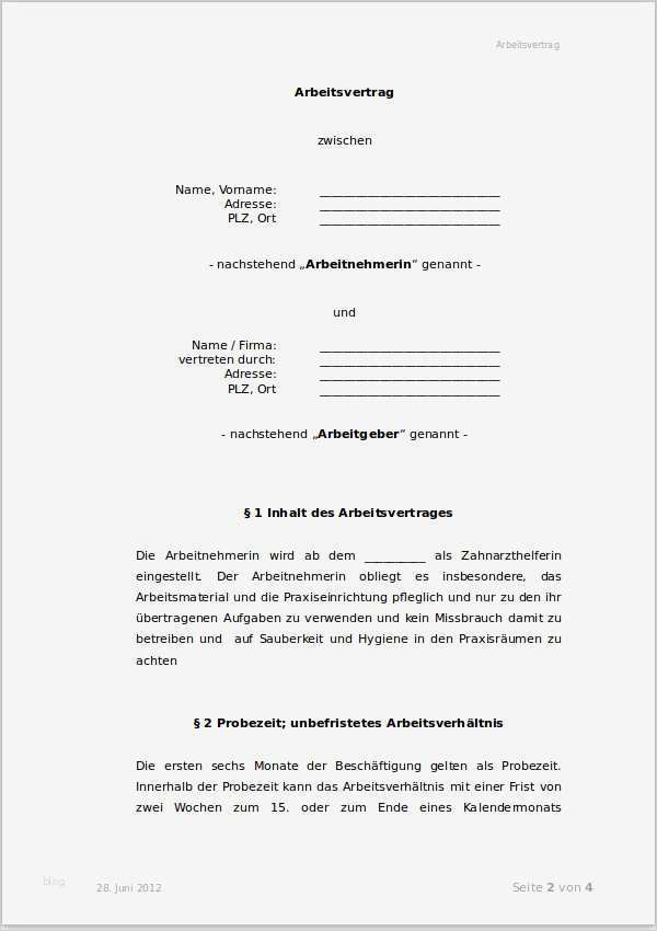 Anschreiben Vorlage Download Großartig Arbeitsvertrag Zahnarzthelferin Vorlage Zum Download Das