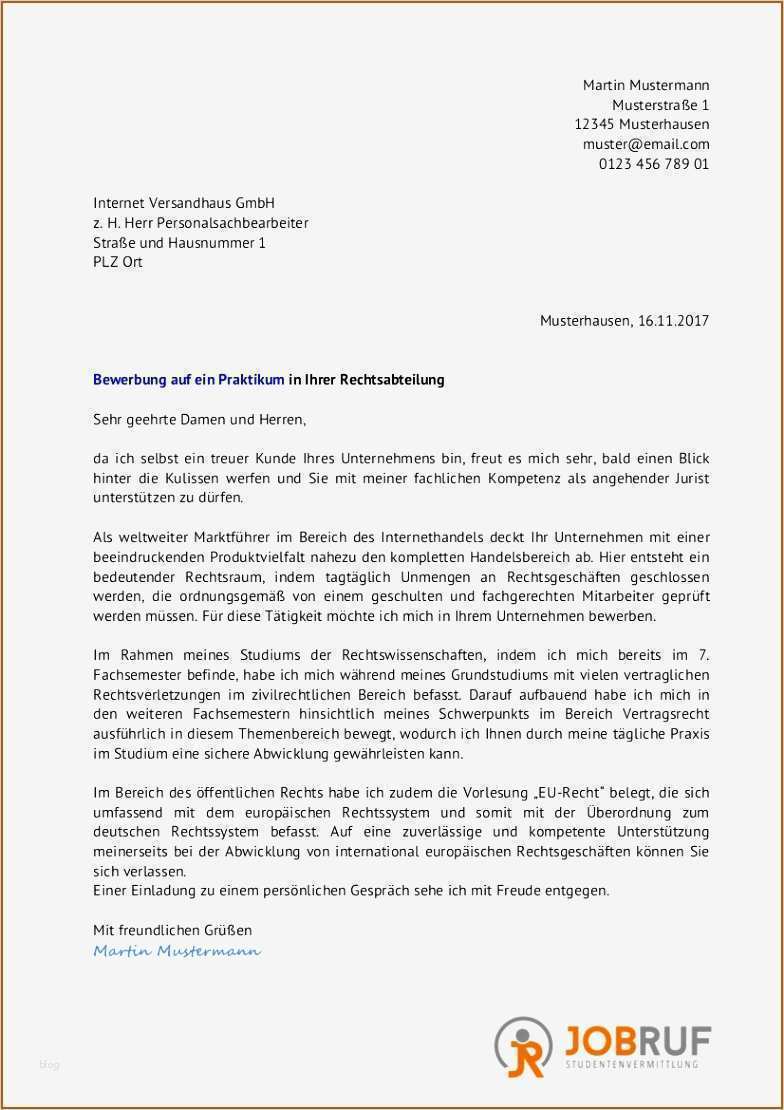 Anschreiben Vorlage Pdf Neu 14 Praktikum Anschreiben Vorlage Vorlagen123 Vorlagen123