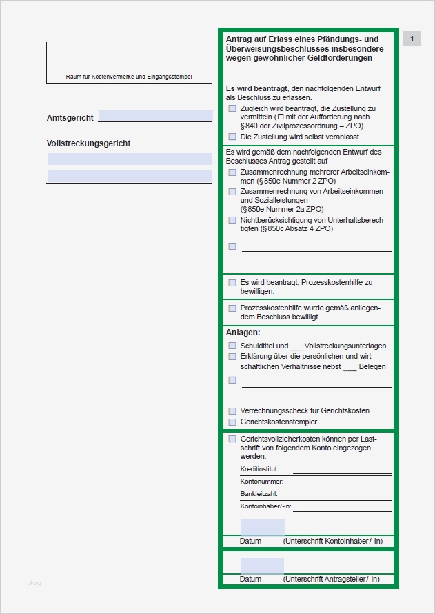 Antrag Auf Verlängerung Der Ausbildung Vorlage Erstaunlich Pfändungs Und Überweisungsbeschluss – PfÜb