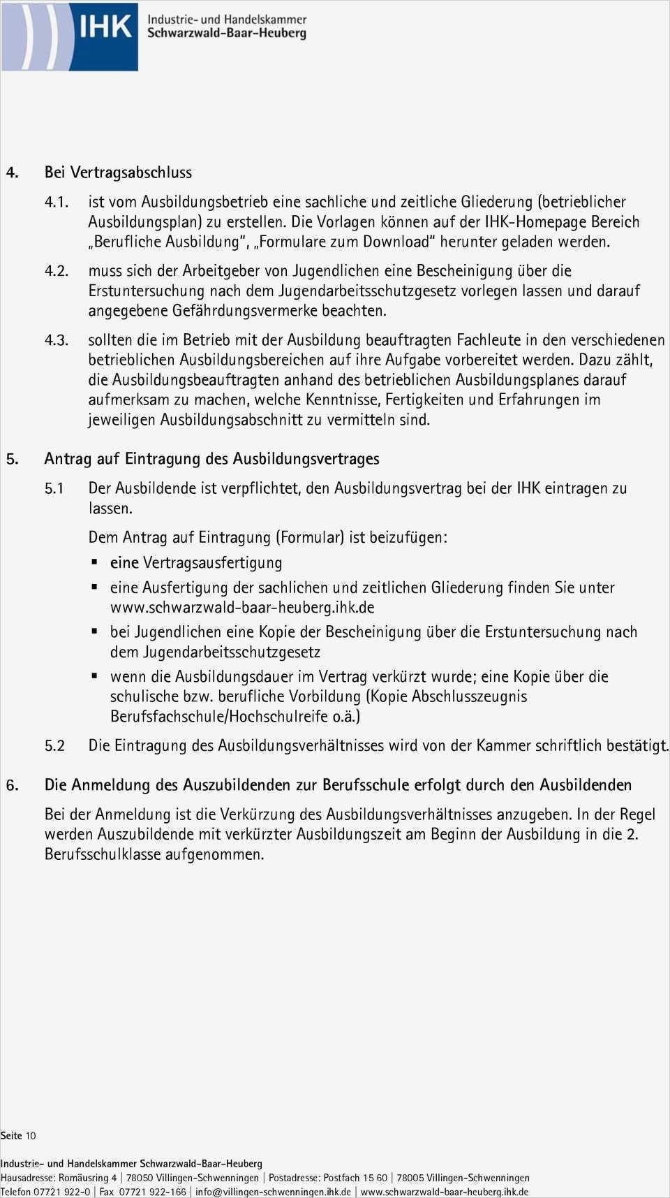 Antrag Auf Verlängerung Der Ausbildung Vorlage Gut Informationen Für Ausbildungsbetriebe Merkblätter