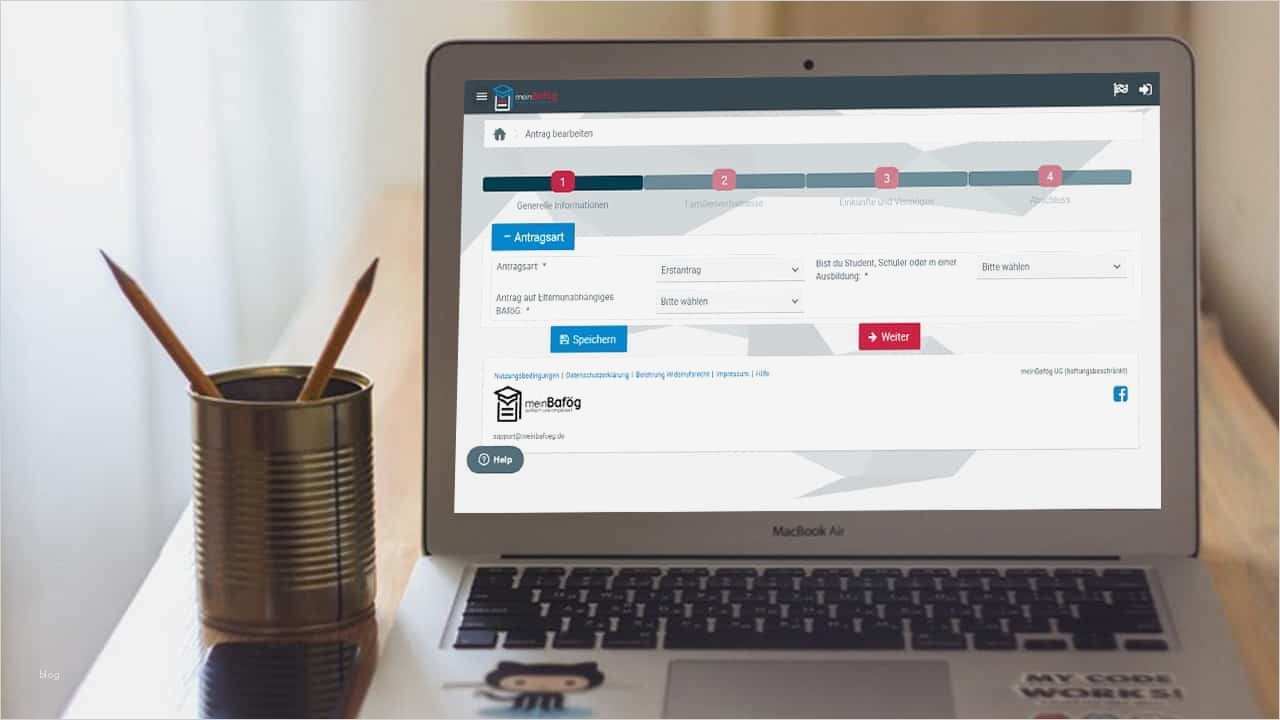 Antrag Teilerlass Meister Bafög Vorlage Genial Bafög Antrag Online Erstellen • Bis Zu 735€ Monatl Förderung