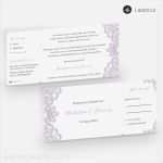 Antwortkarte Hochzeit Vorlage Inspiration Hochzeitseinladung Einsame Spitze Ticket 21 X 10 Cm