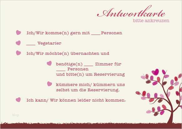 Antwortkarte Hochzeit Vorlage Neu Antwortkarten Lebensbaum