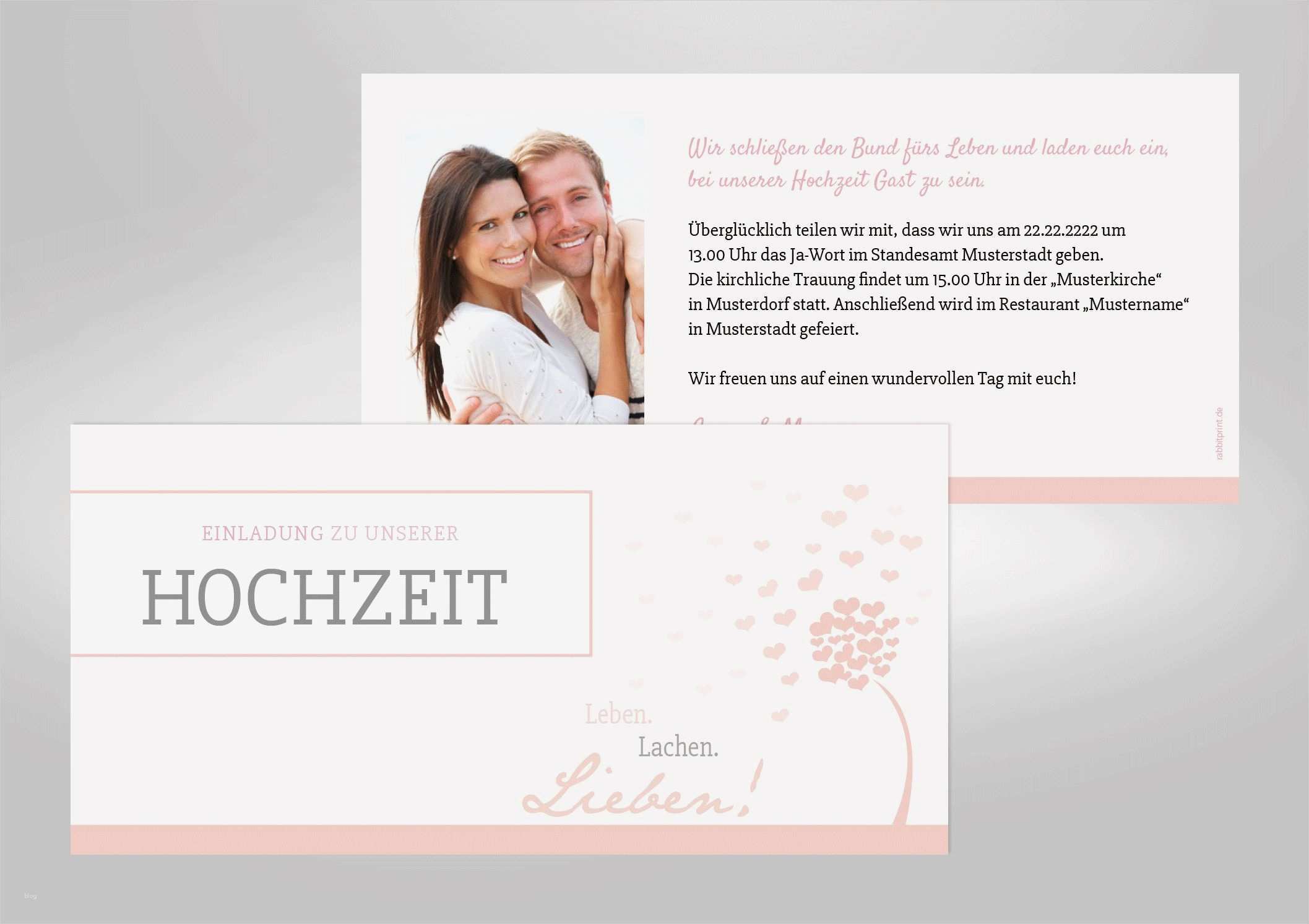 Antwortkarte Hochzeit Vorlage Wunderbar Einladungskarten Standesamt Designideen