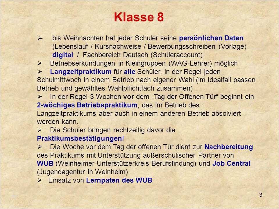 Aok Praktikum Bewerbung Vorlage Süß Berufwahlunterricht Und Praktika Ppt Herunterladen