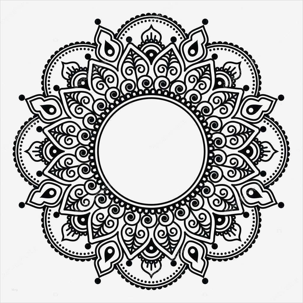 Arabische Kalligraphie Vorlagen Schönste Mehndi Koronki Tatuaż Henna Indyjska Okrągły Projekt Lub