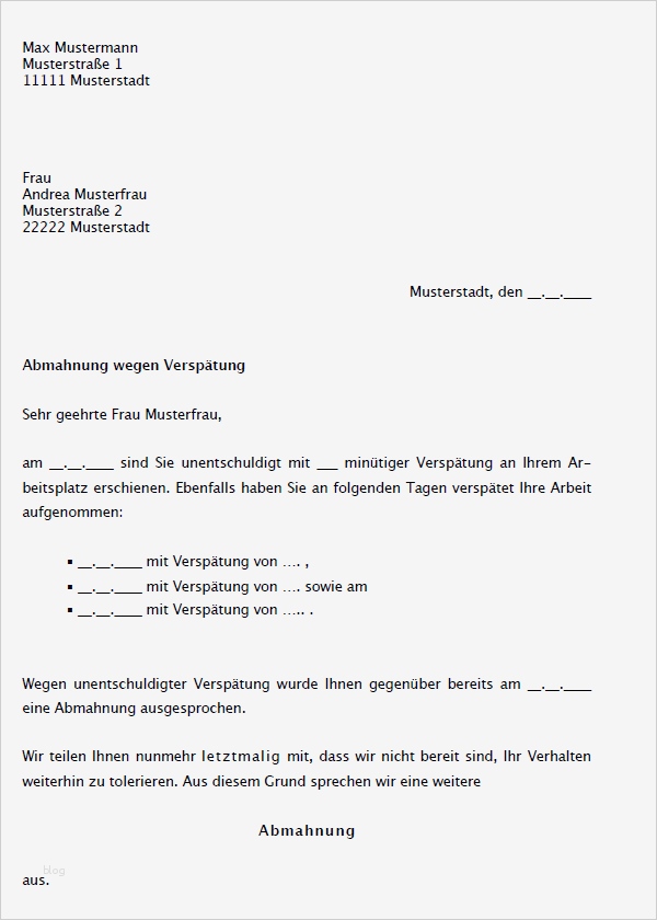 Arbeitgeber Abmahnen Vorlage Gut Abmahnung Wegen Privater Internetnutzung Muster Zum Download