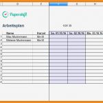 Arbeitsplan Excel Vorlage Download Bewundernswert 9 Arbeitsplan Muster