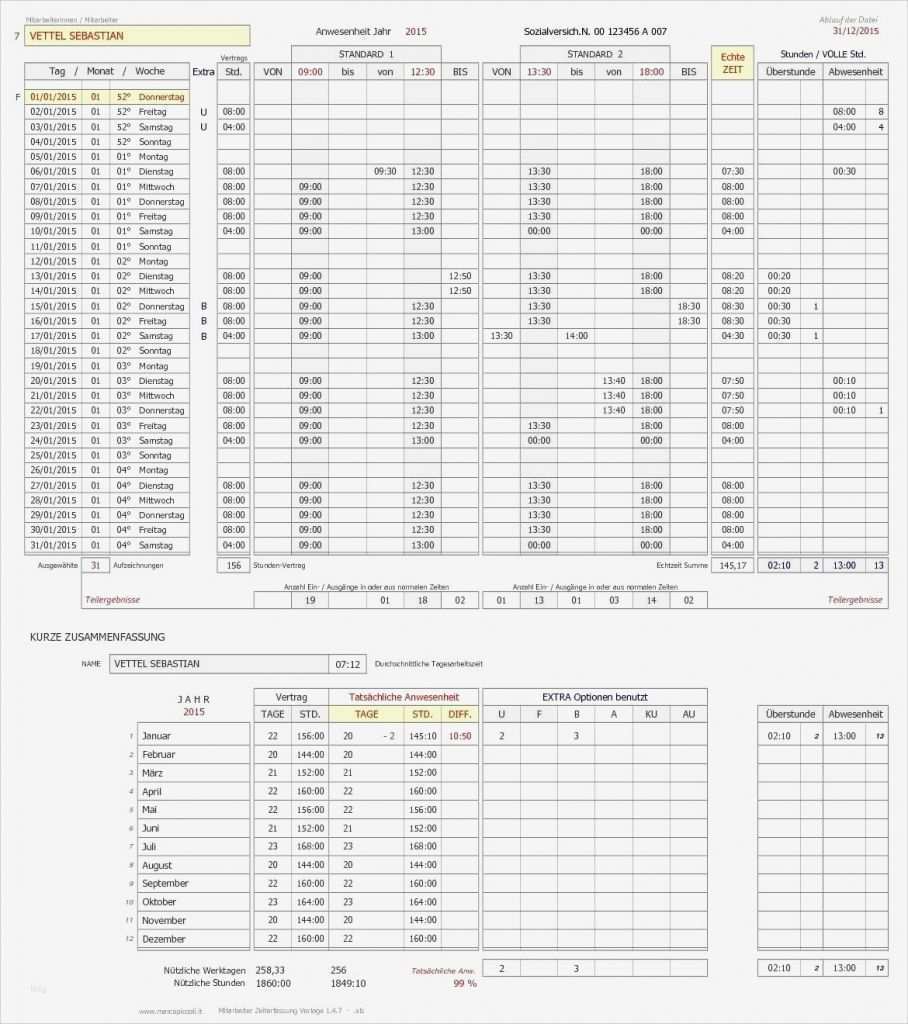 Arbeitszeit Berechnen Excel Vorlage Beste Stundenzettel Excel Vorlage Kostenlos 2016 Student Loan