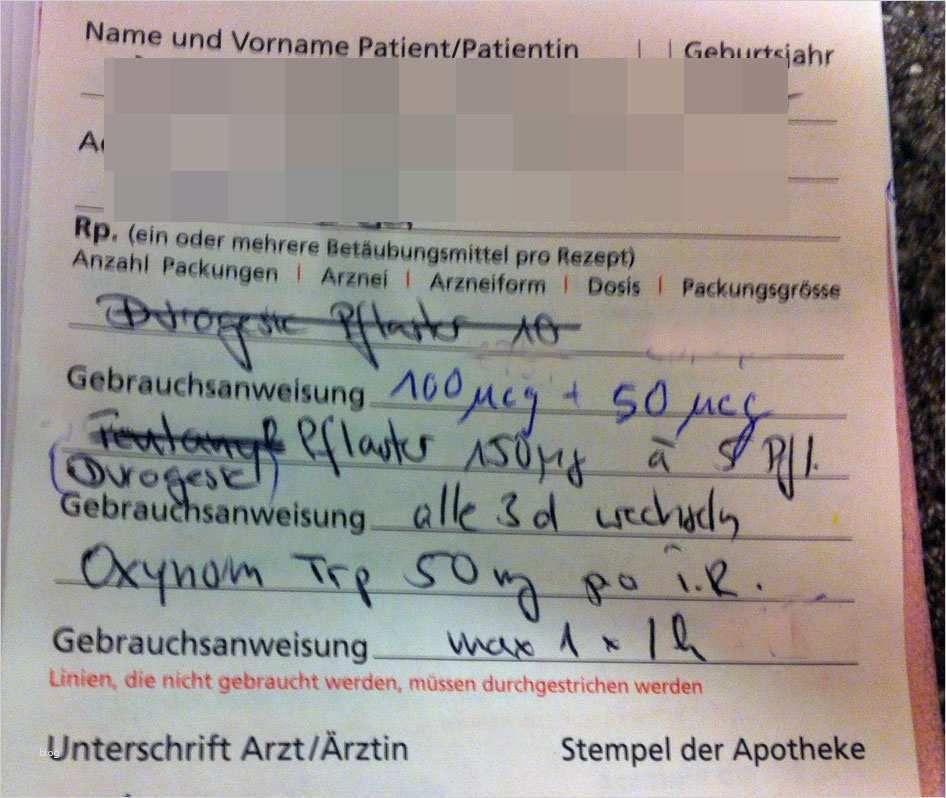 Betäubungsmittel Rezept Kummer – Pharmamas Blog