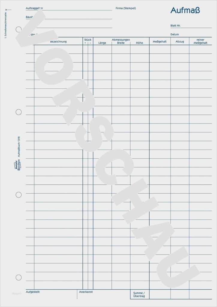 Aufmaß Vorlage Excel Neu Aufmaß Vorlage Pdf Inspiration Aufmaß 1318