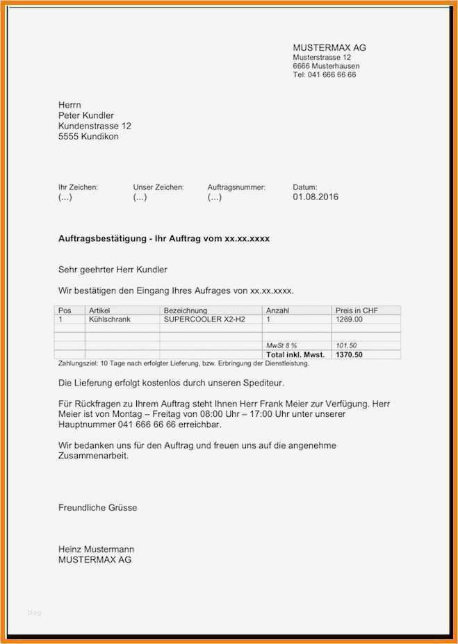 Auftrag Erteilen Vorlage Best Of 7 Auftrag Erteilen Vorlage