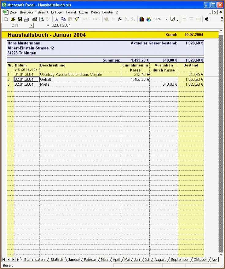 Ausgaben Einnahmen Excel Vorlage Einzigartig 14 Vorlage Excel Einnahmen Ausgaben Vorlagen123