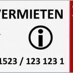 Aushang Garage Zu Vermieten Vorlage Großartig Vorlage Schild Zu Vermieten