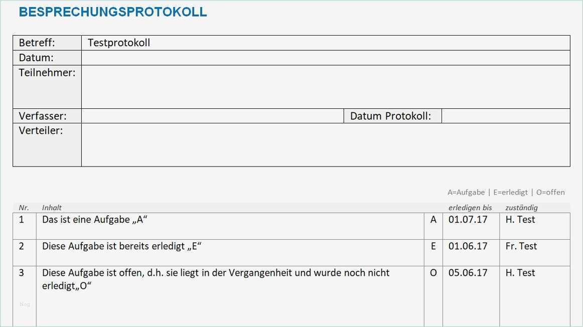 Autogenes Training Vorlage Erstaunlich Protokoll Vorlage Word