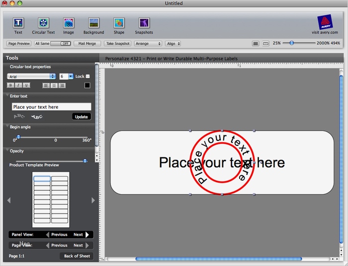 Avery Zweckform 3474 Vorlage Schön Avery Designpro Für Mac Mac Download