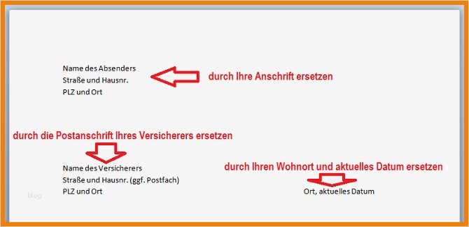 Axa Versicherung Kündigen Vorlage Luxus 5 Brief Absender Anschrift