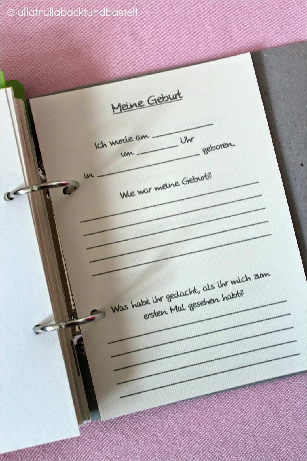 Babyalbum Selbst Gestalten Vorlagen Wunderbar Ullatrulla Backt Und Bastelt Ein Platz Für Erinnerungen