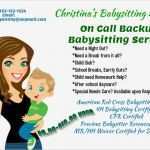 Babysitter Flyer Vorlage Deutsch Einzigartig Babysitting Service Template