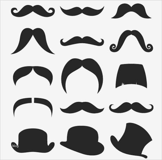 Bart Basteln Vorlage Erstaunlich Ausgezeichnet Schnurrbart Vorlage Fotos