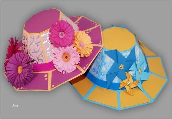 Basteln Mit tonkarton Vorlagen Inspiration sommerhut Aus Papier Basteln Anleitung Und Schablonen
