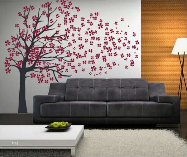 Baum An Wand Malen Vorlagen Beste Wunderschöner Baum Mit Rosa Blüten An Der Wand Malen