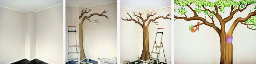 Baum An Wand Malen Vorlagen Neu Sweetwall Wunschmotive Für Deine Wand
