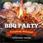 Bbq Einladung Vorlage Beste Barbecue Uitnodiging Sjabloon Met Een Rood Lint Vector