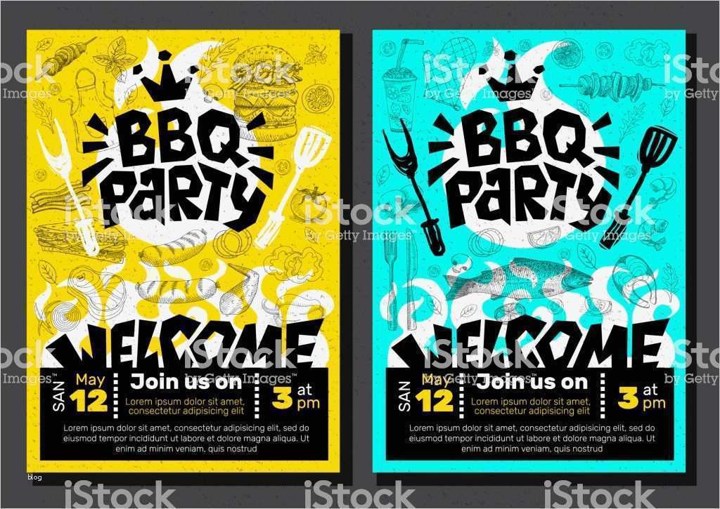 Bbq Einladung Vorlage Hübsch Bbq Party Essen Plakat Grillen Sie Vorlage Menü Einladung