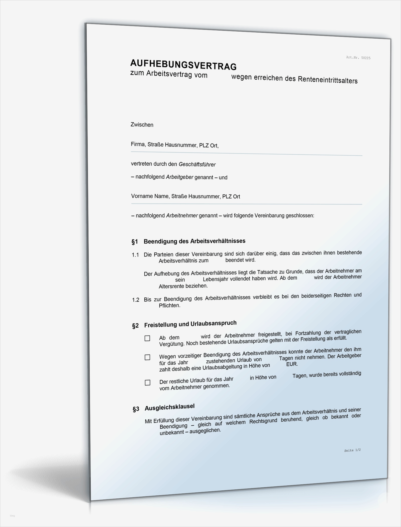 Beendigung Arbeitsverhältnis Vorlage Beste atemberaubend formular Zur Beendigung Des Arbeitsverh