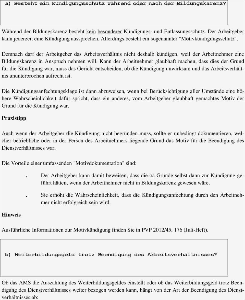 Beendigung Arbeitsverhältnis Vorlage Erstaunlich Bildungskarenz Eine Viel Zu Wenig Genutzte
