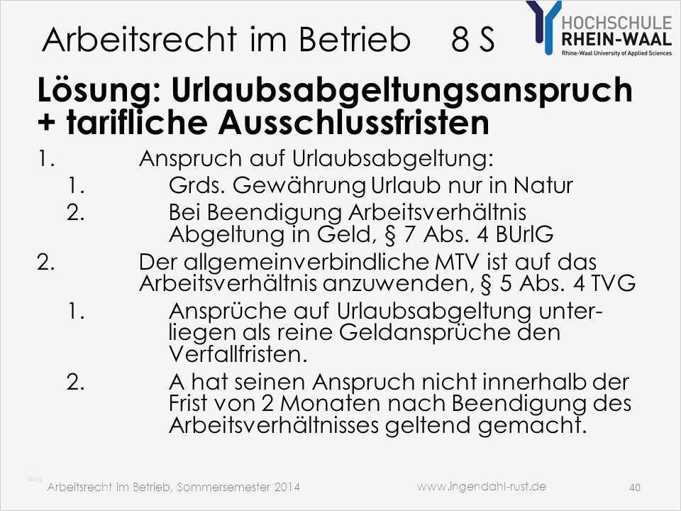Beendigung Arbeitsverhältnis Vorlage Wunderbar Arbeitsrecht Im Betrieb 8 Ppt Herunterladen