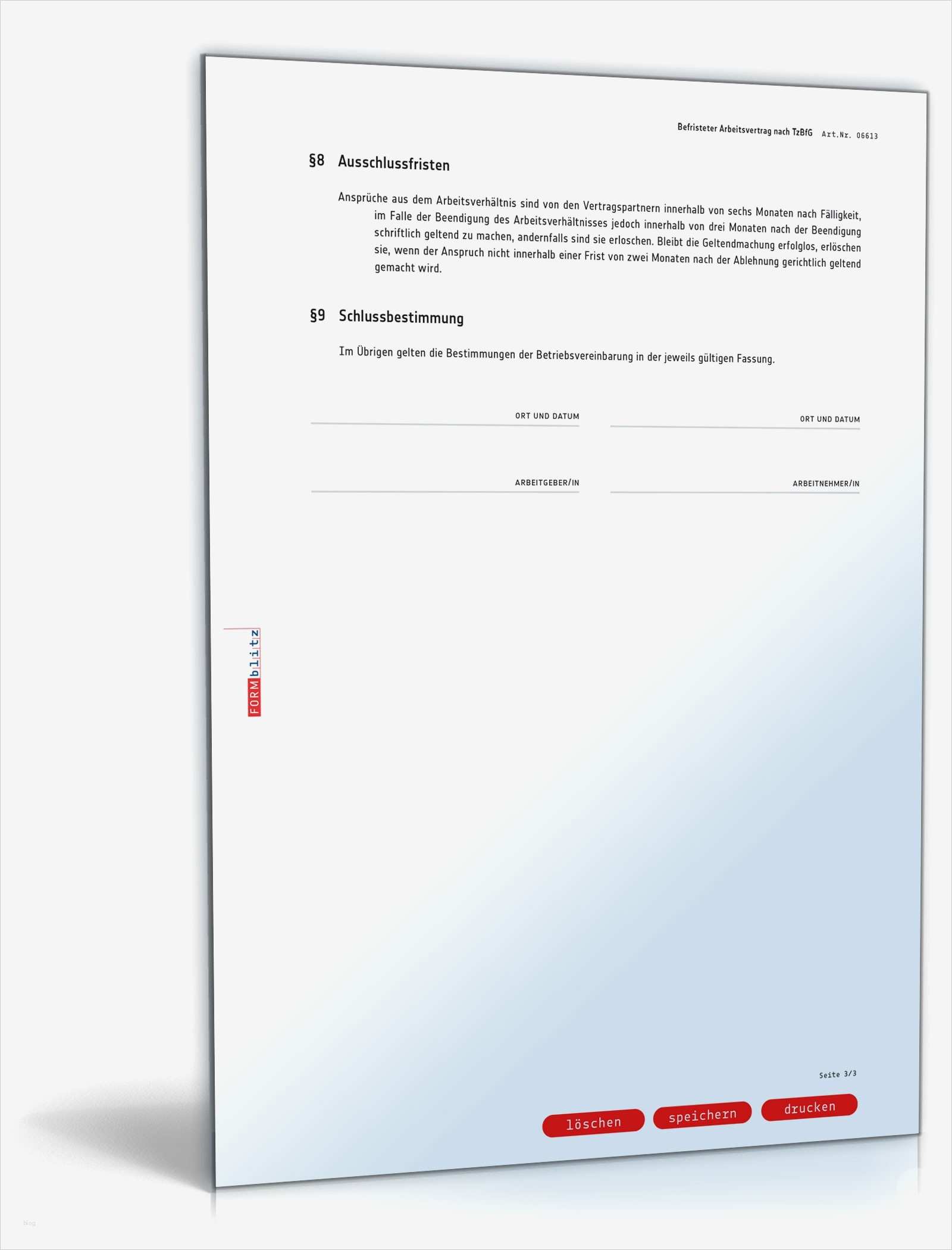 Beendigung Arbeitsverhältnis Vorlage Wunderbar Befristeter Arbeitsvertrag Muster Vorlage Zum Download