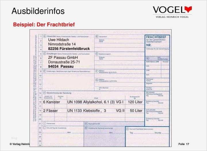 Beförderungspapier Adr Vorlage Download Erstaunlich Ppt Beförderungspapier Kapitel 5 4 1 Adr Powerpoint