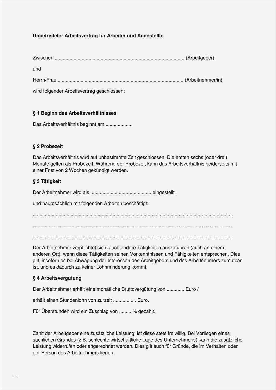 Befristeter Arbeitsvertrag Vorlage Erstaunlich Kündigung Vorlage Kostenlos