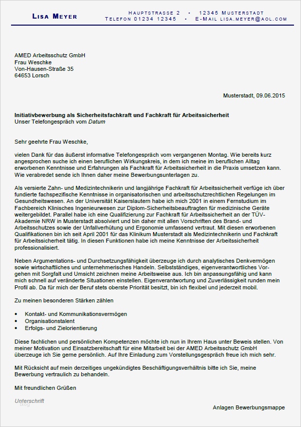 Begehungsprotokoll Arbeitssicherheit Vorlage Einzigartig Bewerbung Fachkraft Für Arbeitssicherheit Ungekündigt