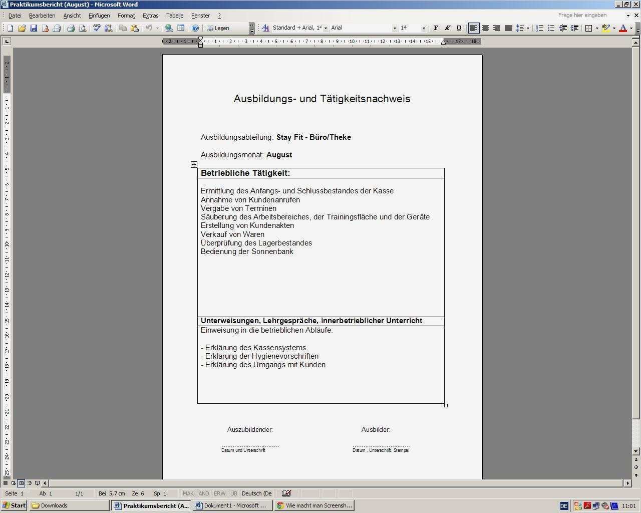 Berichtsheft Anlagenmechaniker Vorlage Schön Wieso Wird Se Art Der Schreibung Des Praktikumsbericht