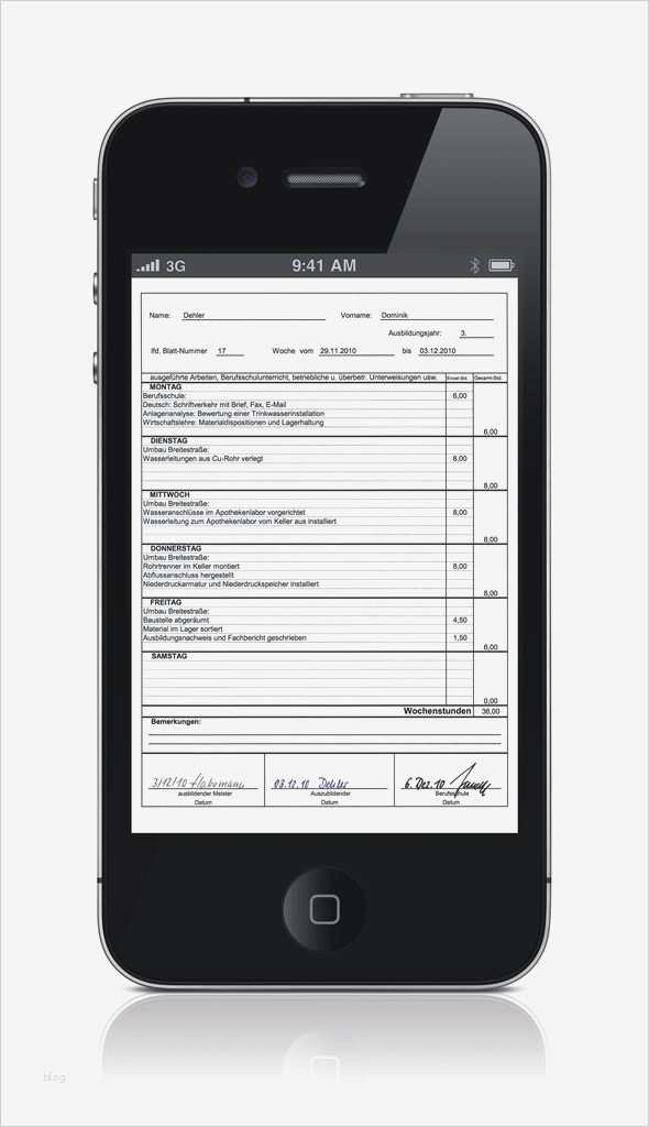 Berichtsheft Anlagenmechaniker Vorlage Wunderbar Ohne Aufwand Berichtshefte Via App Generieren Sbz