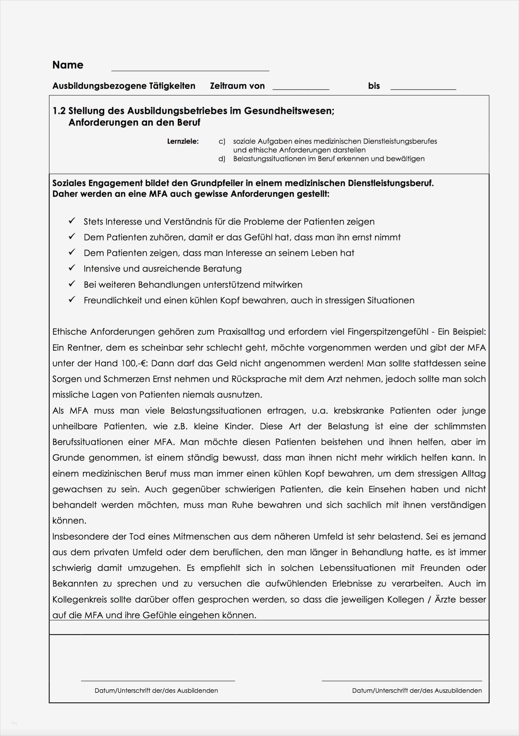 Berichtsheft Bäckereifachverkäuferin Vorlage Bewundernswert Mfa Berichtsheft Lösungen